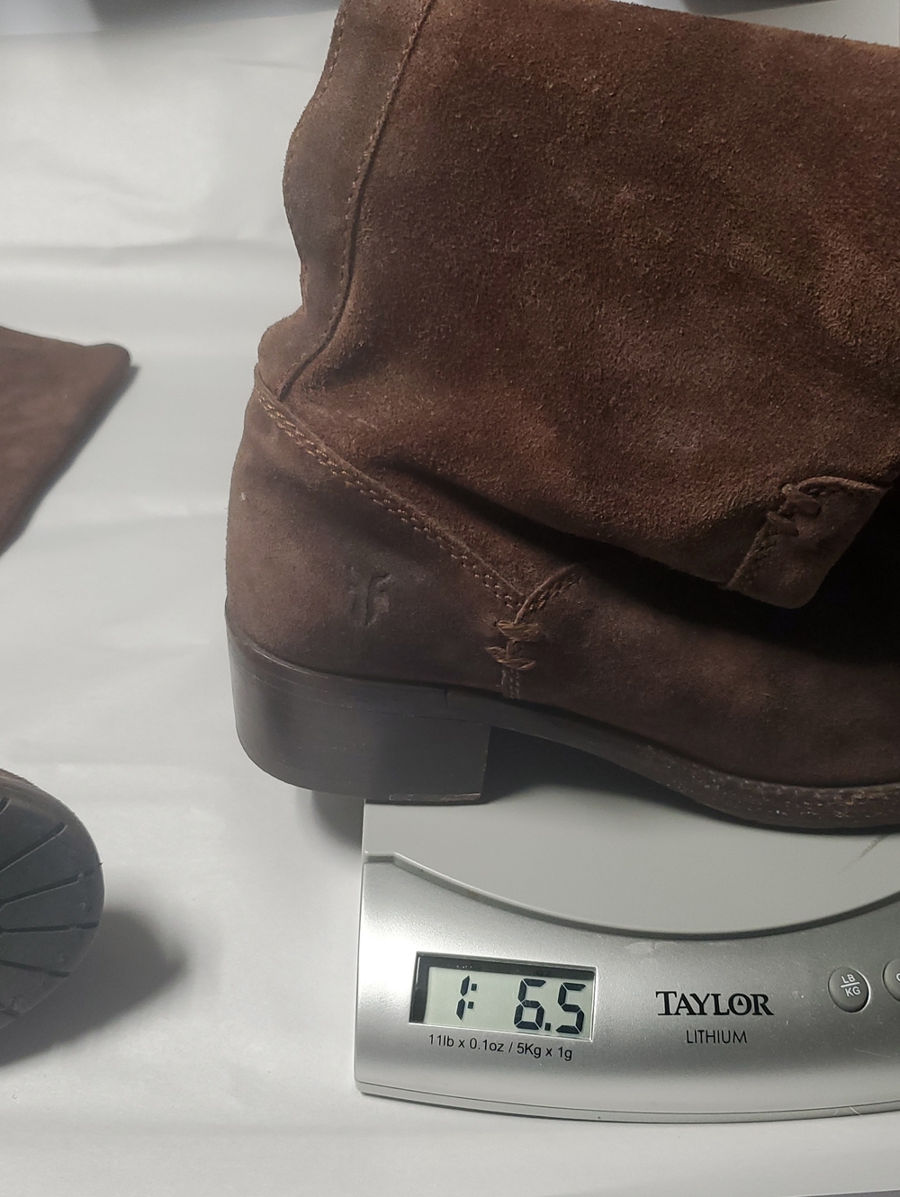 Frye Elena Pull-on Tall Brown Suede Women's Boots Size 7 Style 76556 Equestrian - Picture 16 of 16